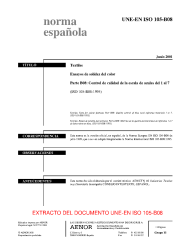 UNE-EN ISO 105-B08:2001 (R2008)