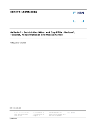 CEN/TR 16998:2016