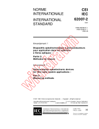 IEC 62007-2:1997/AMD1:1998