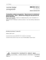 NBN EN 15415-1:2011