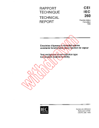 IEC TR 60260:1968