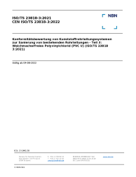 CEN ISO/TS 23818-3:2022