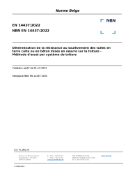 NBN EN 14437:2022