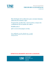 UNE-EN ISO 11133:2014/A1:2018