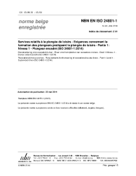 NBN EN ISO 24801-1:2014