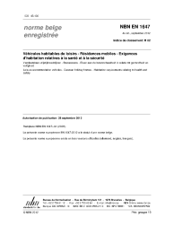 NBN EN 1647:2012