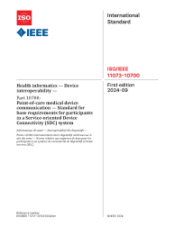 IEEE/ISO 11073-10700:2024