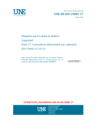 UNE-EN ISO 19085-17:2022