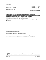 NBN EN 14427:2014