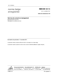 NBN EN 16114:2011