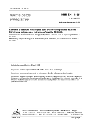 NBN EN 14195:2005