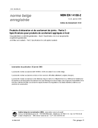 NBN EN 14188-2:2005