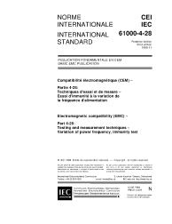 IEC 61000-4-28:1999
