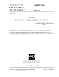 CEN/TR 13548:2004