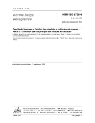 NBN ISO 5725-6:1996