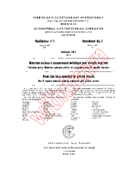 IEC 60249-3:1973/AMD1:1976
