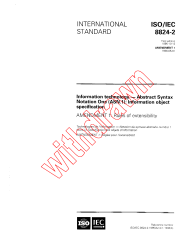ISO/IEC 8824-2:1995/AMD1:1996
