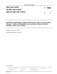 NBN EN ISO 148-2:2016