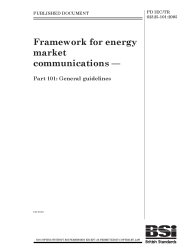 PD IEC/TR 62325-101:2005