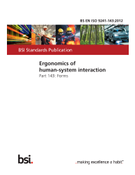 BS EN ISO 9241-143:2012