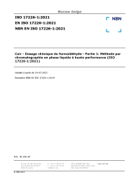 NBN EN ISO 17226-1:2021