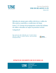 UNE-EN IEC 60332-3-25:2019