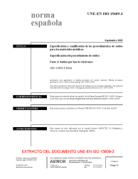 UNE-EN ISO 15609-3:2005 (R2009)