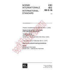 IEC 60068-3-1A:1978