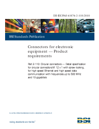 DD IEC/PAS 61076-2-110:2010