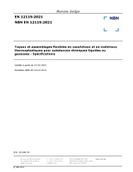 NBN EN 12115:2021