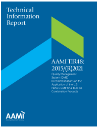 AAMI TIR48:2015/(R)2021