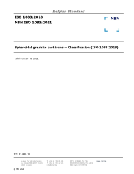 NBN ISO 1083:2021