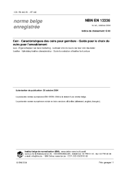 NBN EN 13336:2004