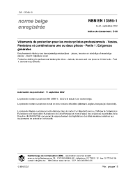 NBN EN 13595-1:2002