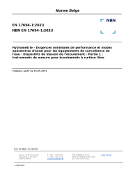 NBN EN 17694-1:2023
