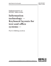 BS ISO/IEC 9995-5:1994