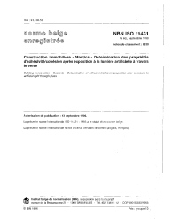 NBN ISO 11431:1996