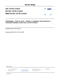 NBN EN ISO 15750-3:2022
