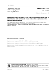 NBN EN 14187-4:2003