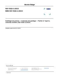 NBN ISO 9182-2:2023