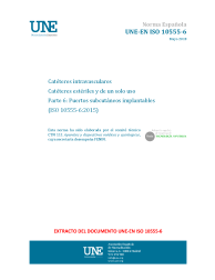 UNE-EN ISO 10555-6:2018