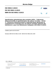 NBN EN ISO 8062-3:2023