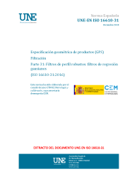 UNE-EN ISO 16610-31:2018