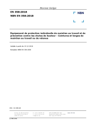 NBN EN 358:2018