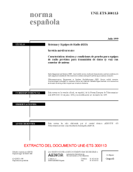 UNE-ETS 300113:1999