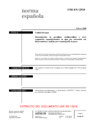 UNE-EN 12918:2000 (R2022)