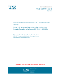 UNE-EN 50341-2-6:2017