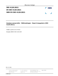 NBN EN ISO 4120:2021