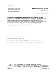 NBN EN ISO 25178-605:2014