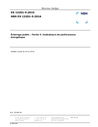 NBN EN 13201-5:2016